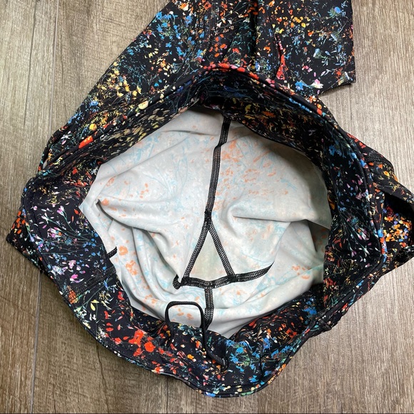 lululemon Flowerescent High Rise Fast & Free 7/8 Tights 25" Size 6 - Picture 10 of 13